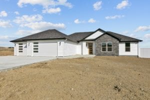 New Construction of a Single story energy efficient home with low maintenance Billings MT